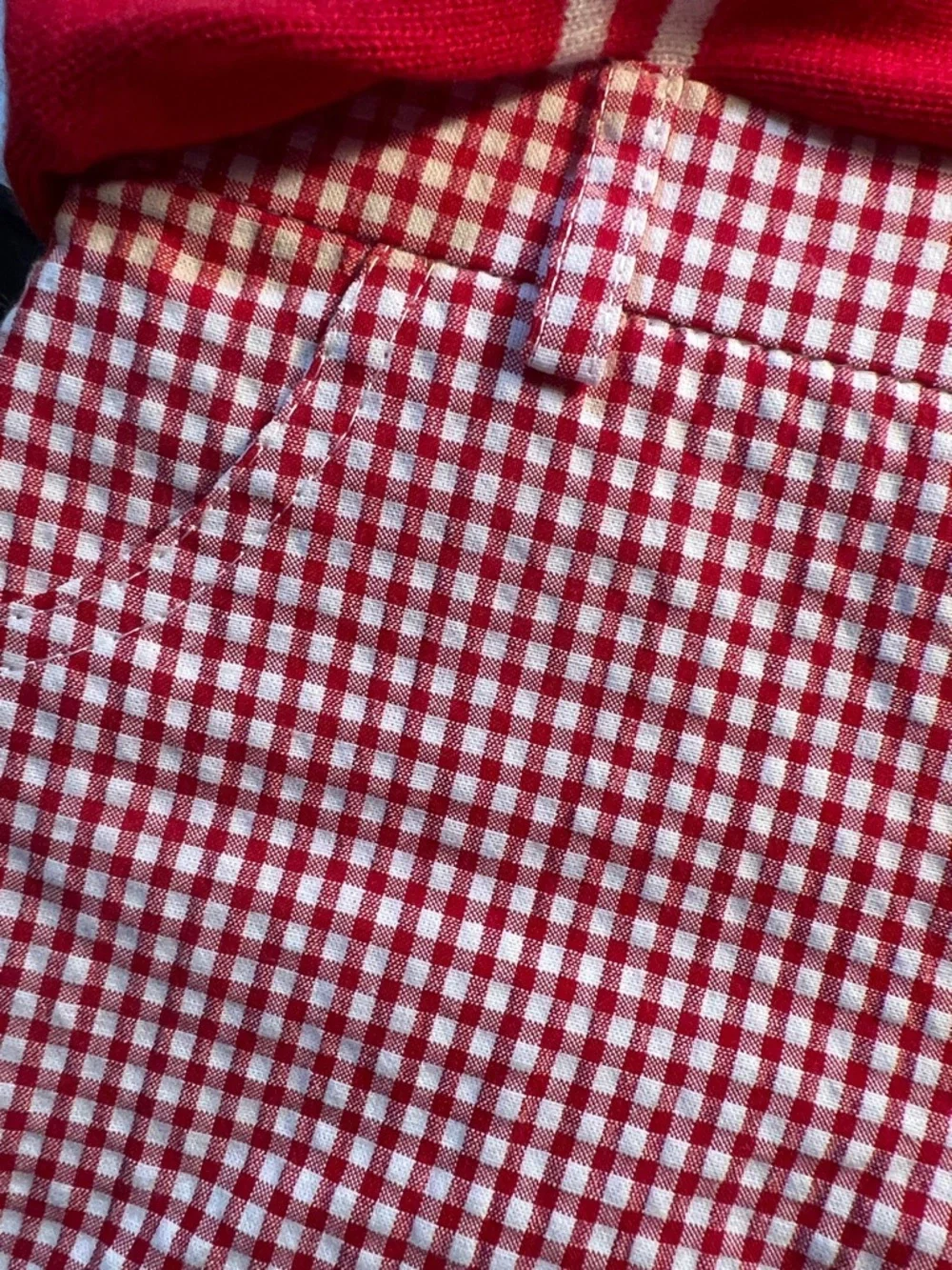 Sarah Louise Boys Red Gingham Polo - Short Sleeve Top & Shorts 18M​